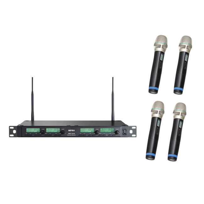 ACT-314 四頻道無線麥克風組