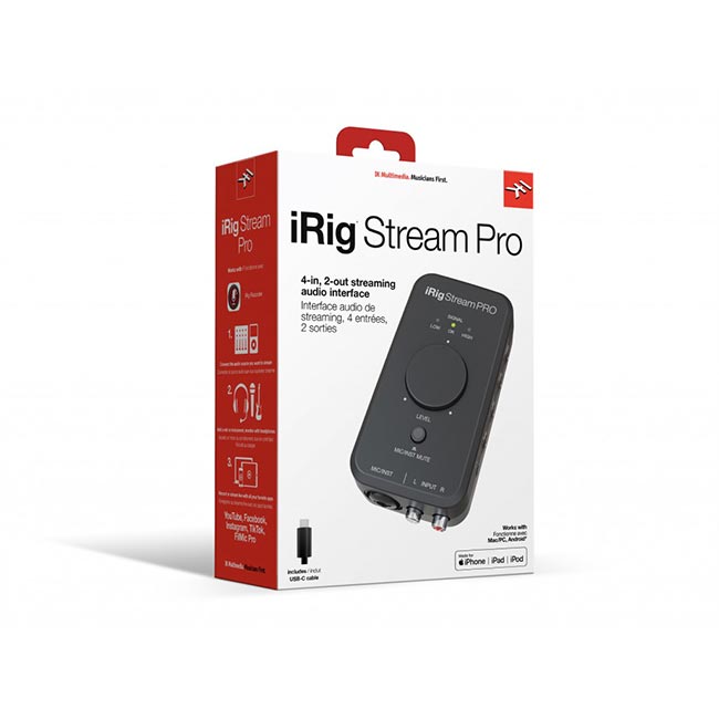 iRig Stream Pro 直播錄音介面