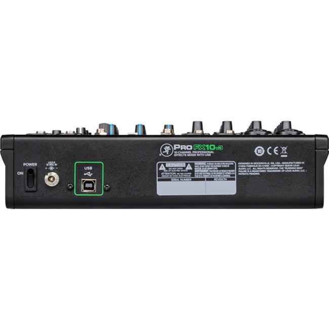 ProFX10v3 10軌專業USB混音器