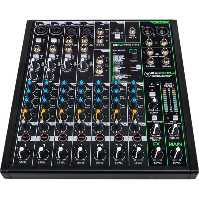 ProFX10v3 10軌專業USB混音器