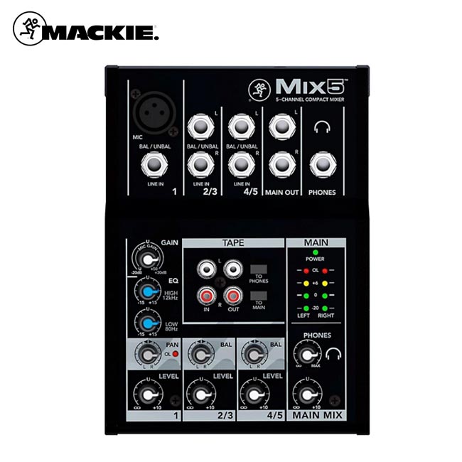 Mix5 5軌小型混音器