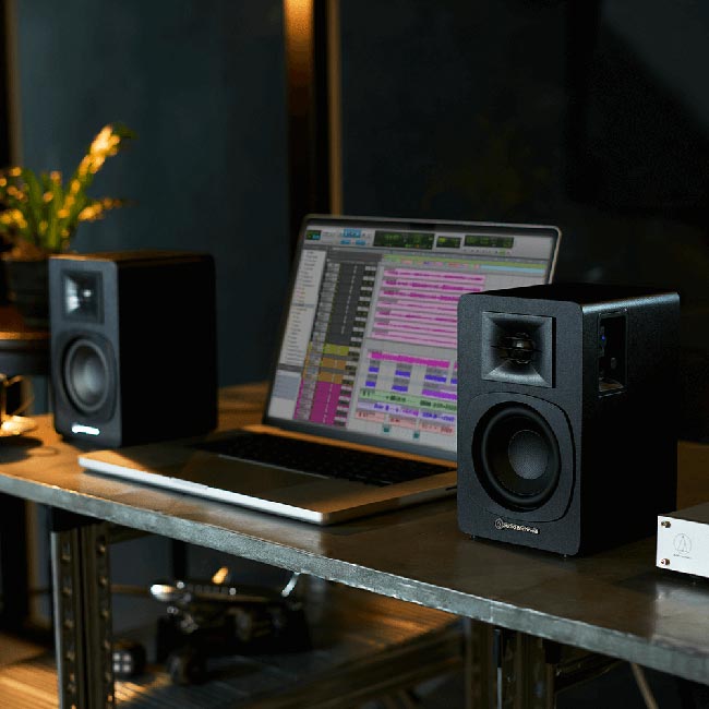 AT-SP3X 主動式書架型喇叭